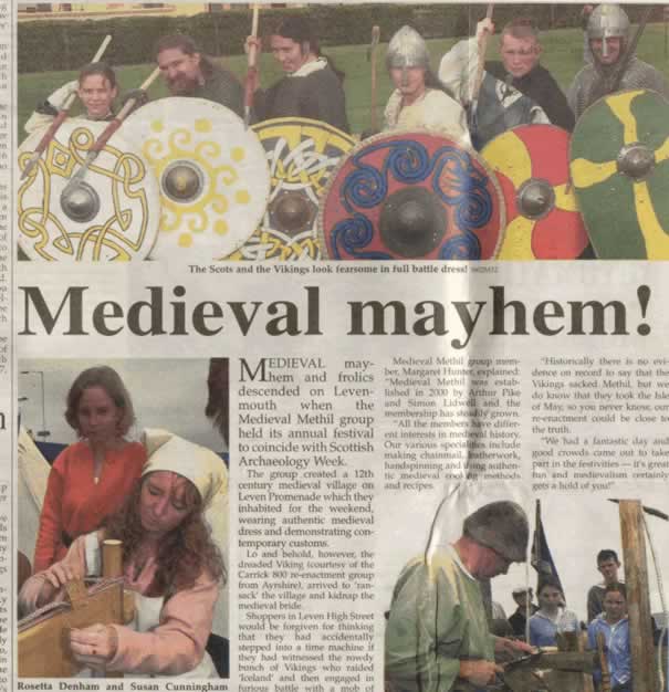 Medieval Methil in full swing