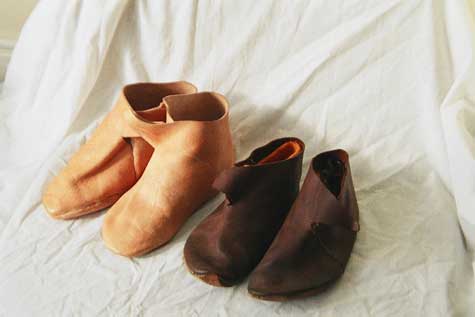 Two pairs of turnshoes