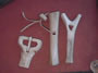 Bone Buckle, Needle Case and Antler Lucet
