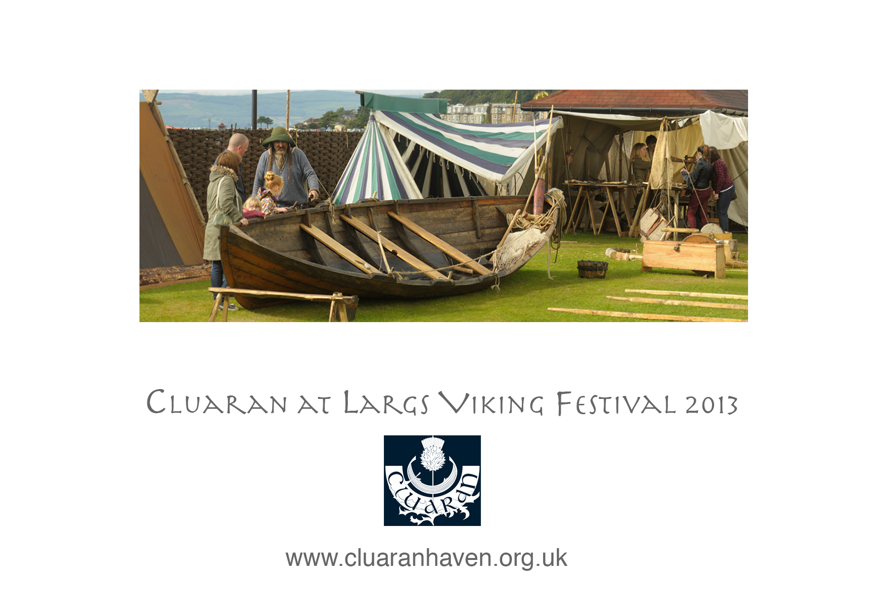 The Cluaran boat on show